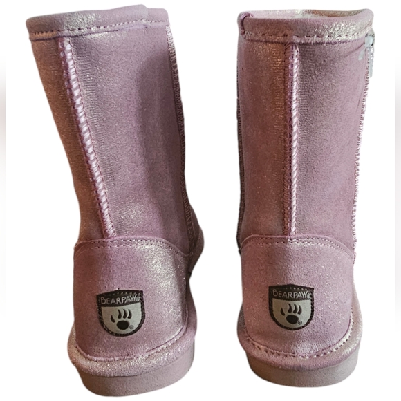 EC | NWOT | Bearpaw Emma | Youth Boot | Pink Glitter | Size: 5 - Picture 7 of 15